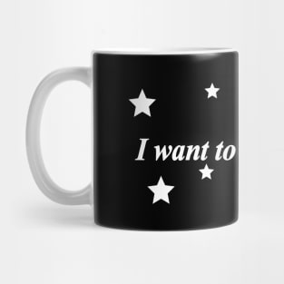 i want to be a wizard Mug